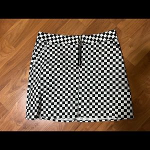 Checkered Skirt